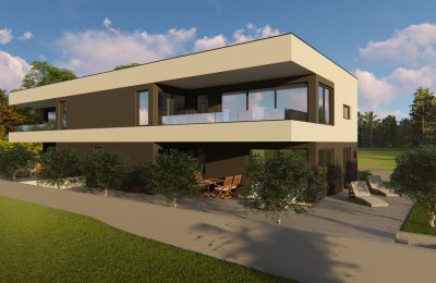 Modern building with four apartments, under construction-apartment C, Novigrad - under construction